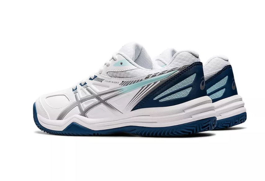 Giày Onitsuka Tiger Court Slide 2 'White Blue' 1042A147-103 - Ảnh 3