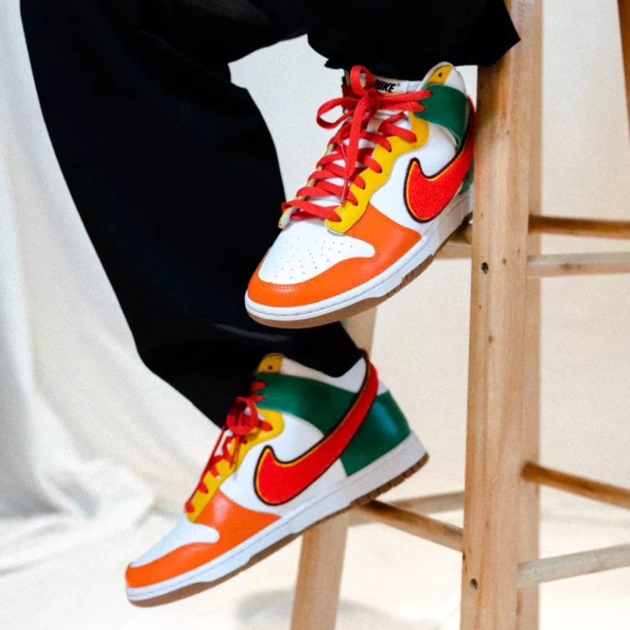 Giày Nike Dunk High 'University 7-Eleven' DR8805-100 - Ảnh 4