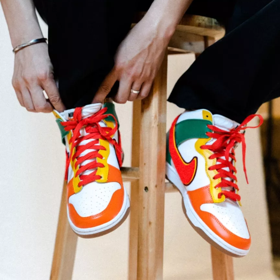 Giày Nike Dunk High 'University 7-Eleven' DR8805-100 - Ảnh 3