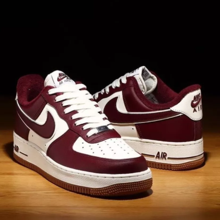 Giày Nike Air Force 1 Low 'College Pack Night Maroon' DQ7659-102 - Ảnh 5