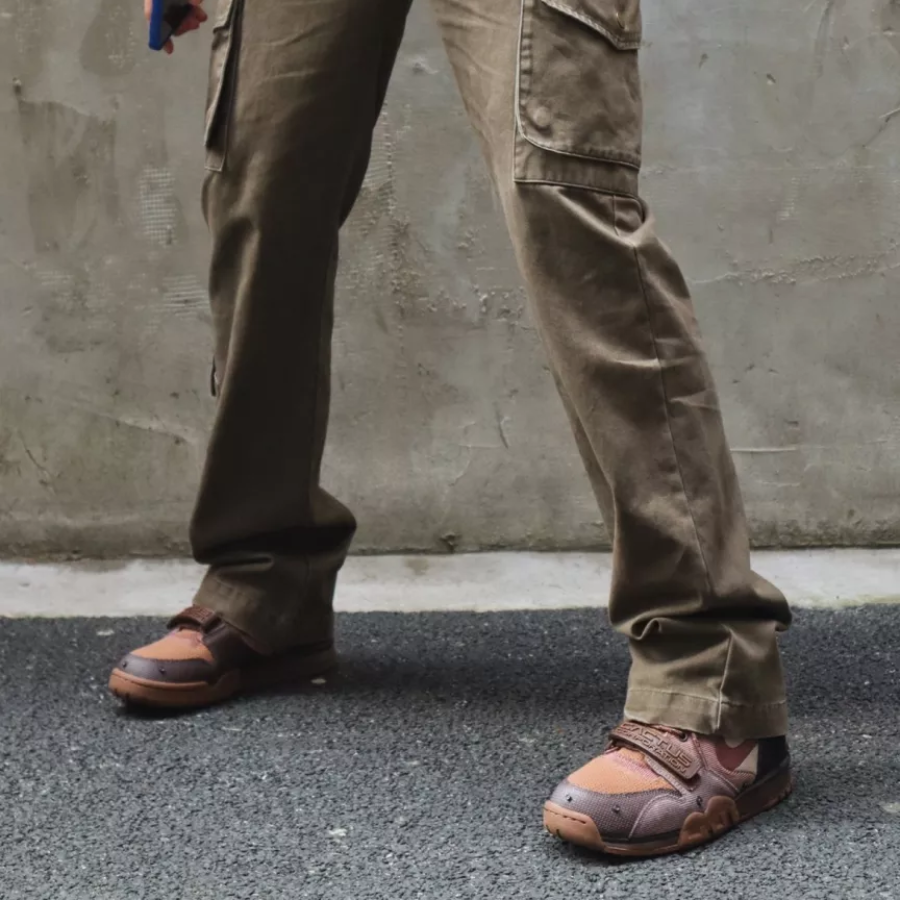 Giày Nike Air Trainer 1 Travis Scott 'Wheat' DR7515-200 - Ảnh 4