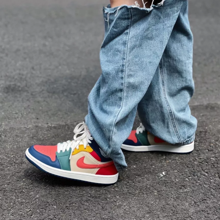 Giày Nike Air Jordan 1 Mid SE 'Multi Color' DN3738-400 - Ảnh 4