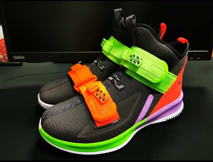 Giày Nike LeBron Solder 13 'Grey Red' AR4228-002 - Ảnh 6