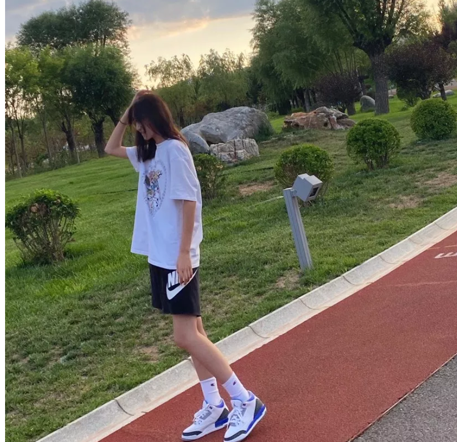 Giày Nike Air Jordan 3 Retro GS 'Racer Blue' 398614-145 - Ảnh 5