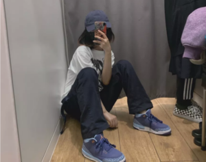 Alternative view of Giày Nike Air Jordan 3 Retro GS 'Purple Dust' 441140-506