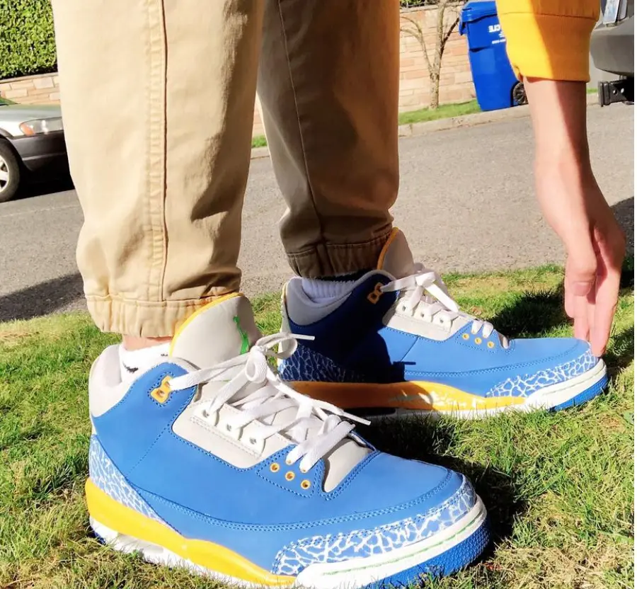 Alternative view of Giày Nike Air Jordan 3 Retro LS 'Do The Right Thing' 315297-471