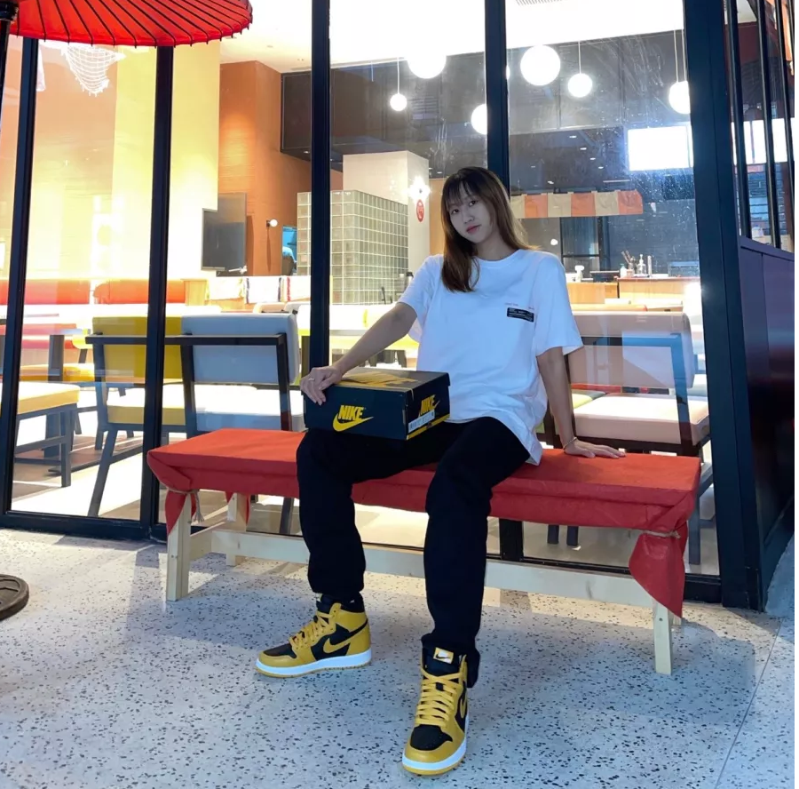 Giày Nike Air Jordan 1 Retro High OG GS 'Pollen' 575441-701 - Ảnh 3