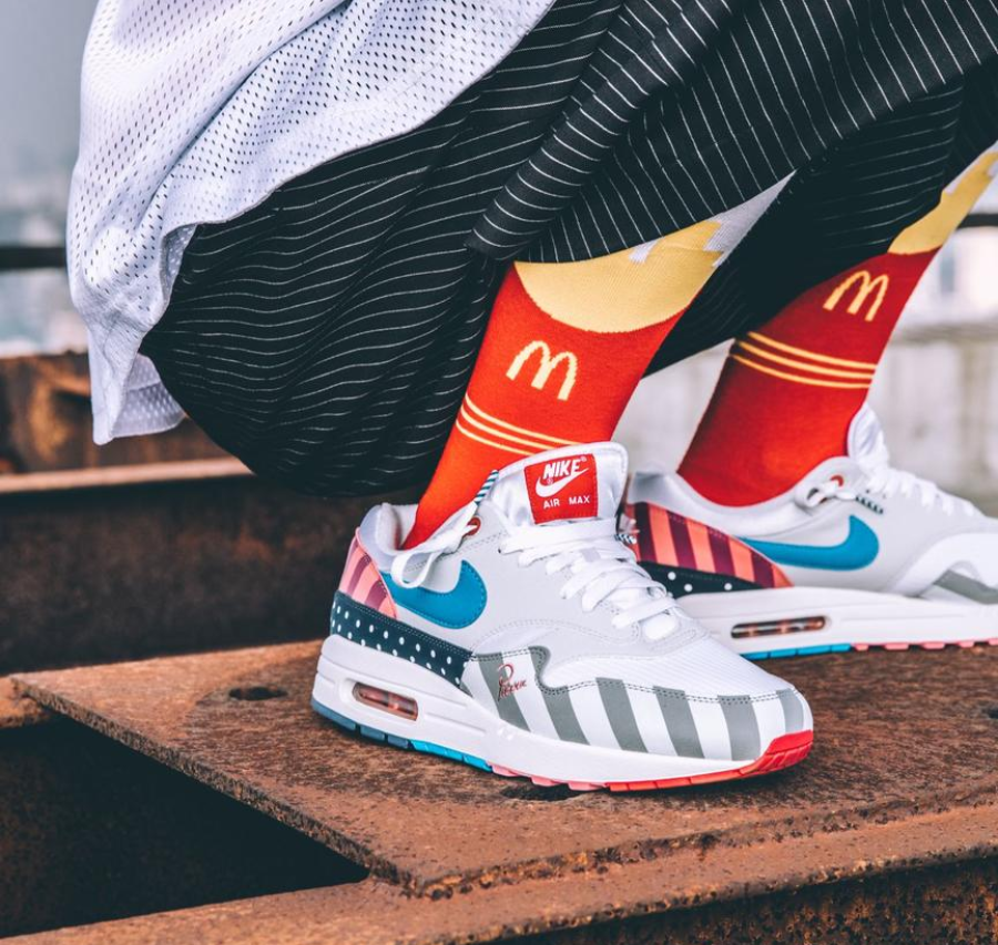 Giày Nike Parra x Air Max 1 'Parra' 2018 AT3057-100 - Ảnh 2