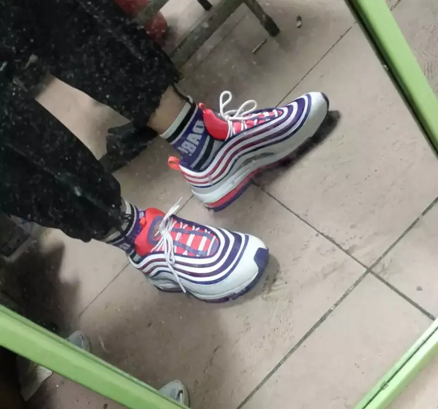 Alternative view of Giày Nike Air Max 97 Ultra 'Infrared Purple' CI1957-617