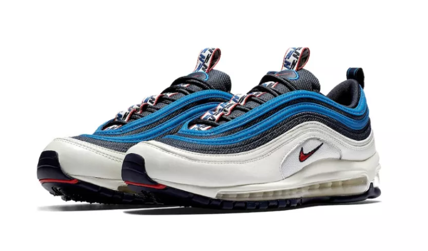 Giày Nike Air Max 97 SE 'Blue Nebula' AQ4126-400 - Ảnh 7