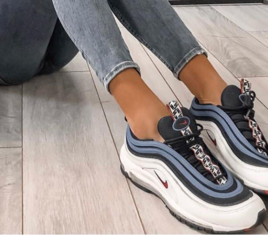 Giày Nike Air Max 97 SE 'Blue Nebula' AQ4126-400 - Ảnh 3