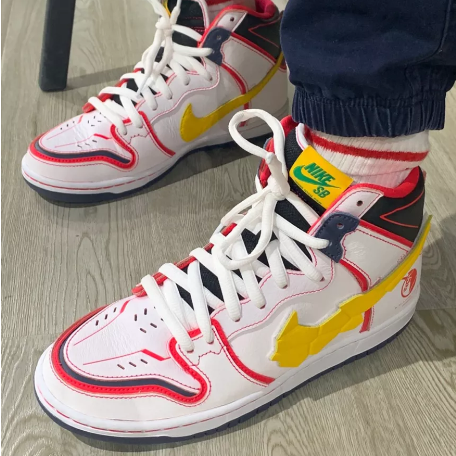 Giày Nike Gundam x Dunk High SB 'Project Unicorn RX 0' DH7717-100 - Ảnh 3
