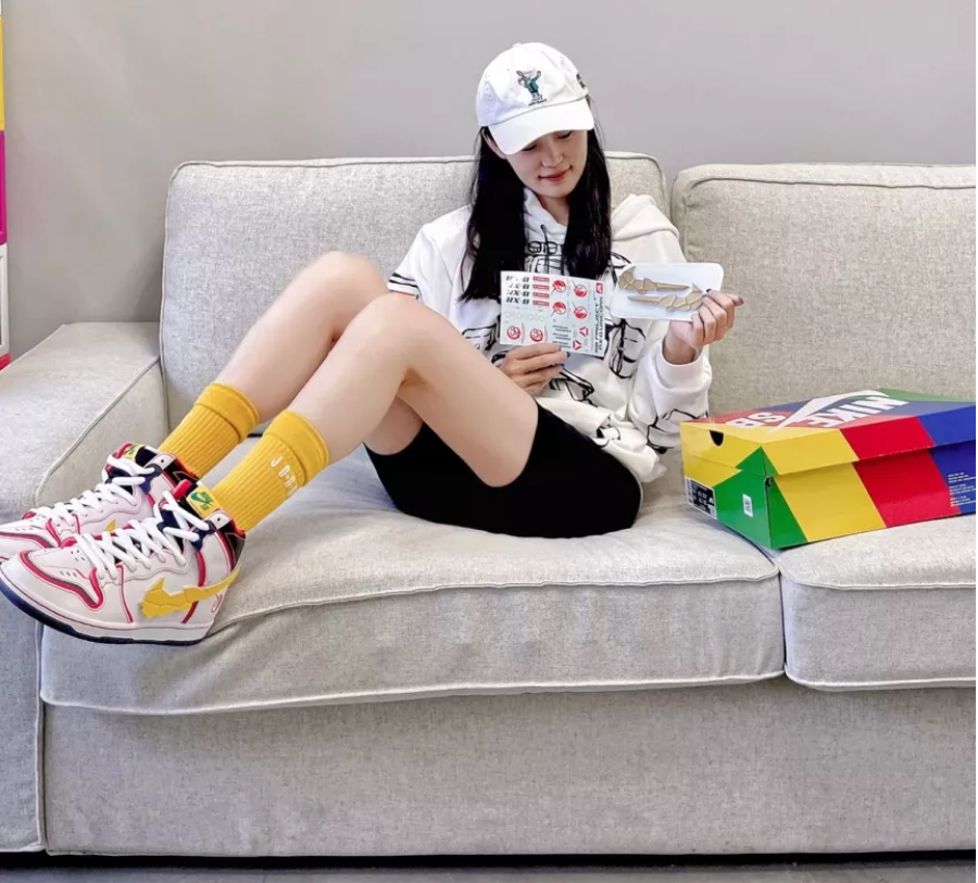 Giày Nike Gundam x Dunk High SB 'Project Unicorn RX 0' DH7717-100 - Ảnh 2