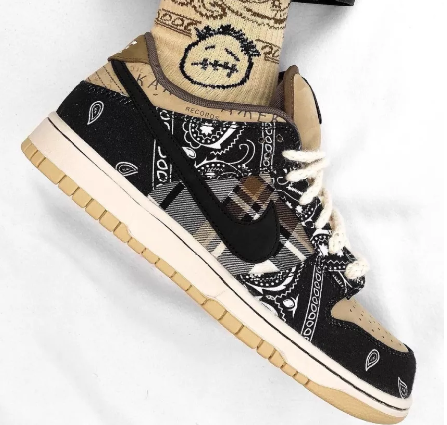 Giày Travis Scott x SB Dunk Low PRM QS 'Cactus Jack Special Box' CT5053-001 - Ảnh 5