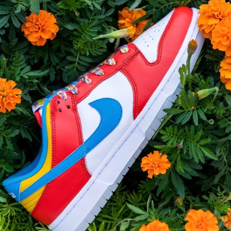 Giày Nike Dunk Low x LeBron James 'Fruity Pebbles' DH8009-600 - Ảnh 7