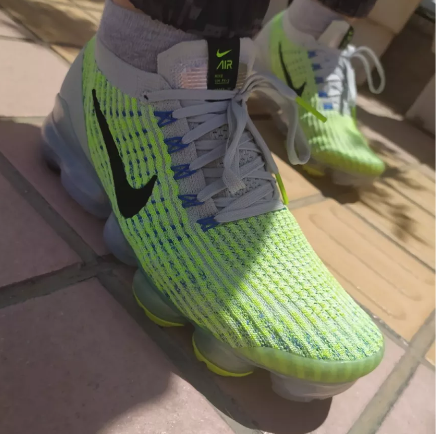 Giày Nike Air VaporMax Flyknit 3 'Barely Volt' AJ6900-005 - Ảnh 2