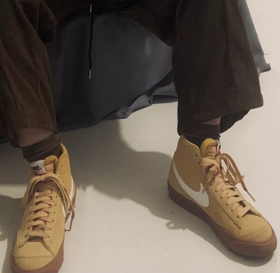 Alternative view of Giày Nike Wmns Blazer Mid '77 'Twine' DB5461-700