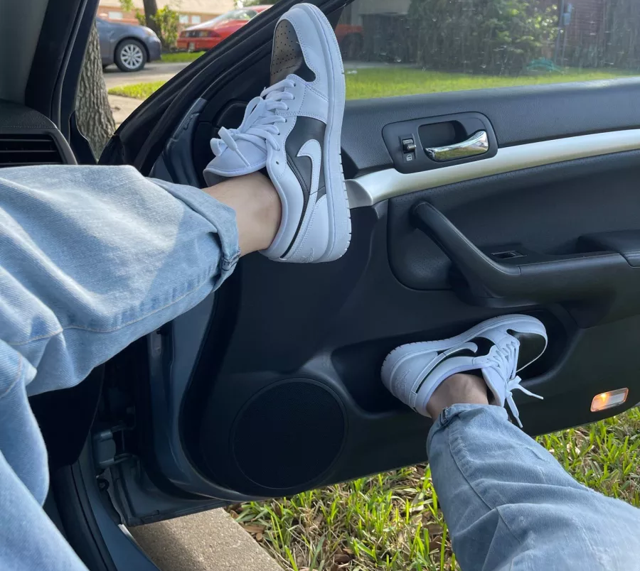 Giày Nike Wmns Air Jordan 1 Low 'Panda' DC0774-100 - Ảnh 8