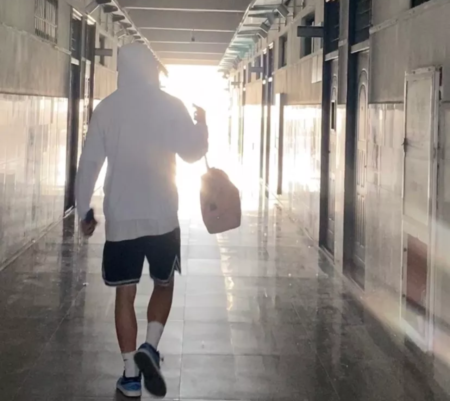 Giày Nike Air Jordan 1 Low 'University Blue Black' 553558-403 - Ảnh 4