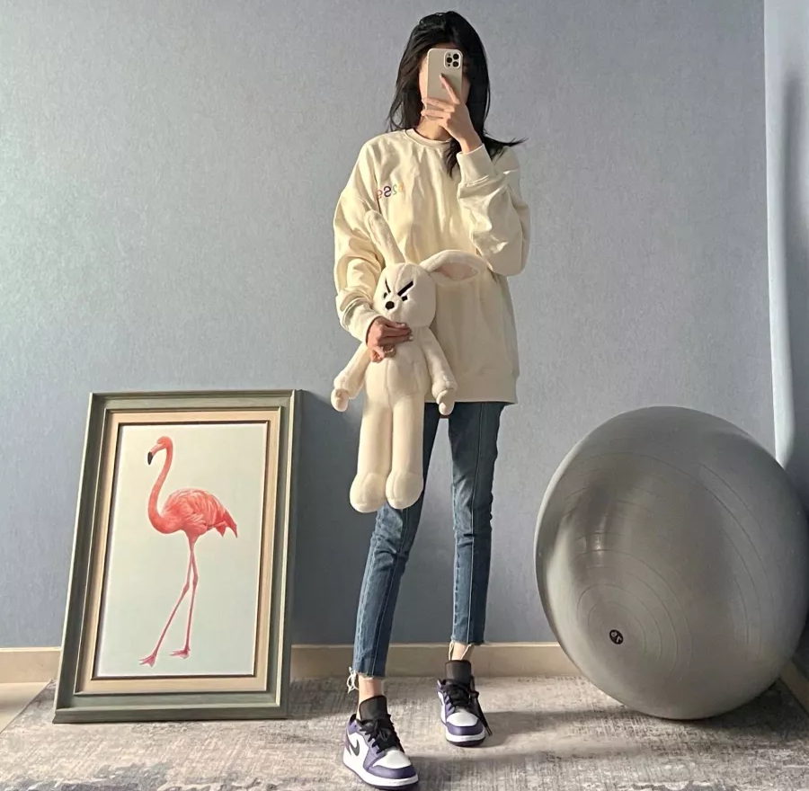 Giày Nike Air Jordan 1 Low 'Court Purple' 553558-500 - Ảnh 3