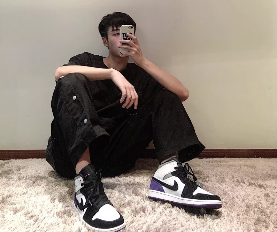 Giày Nike Air Jordan 1 Mid 8 SE 'Varsity Purple' 852542-105 - Ảnh 10