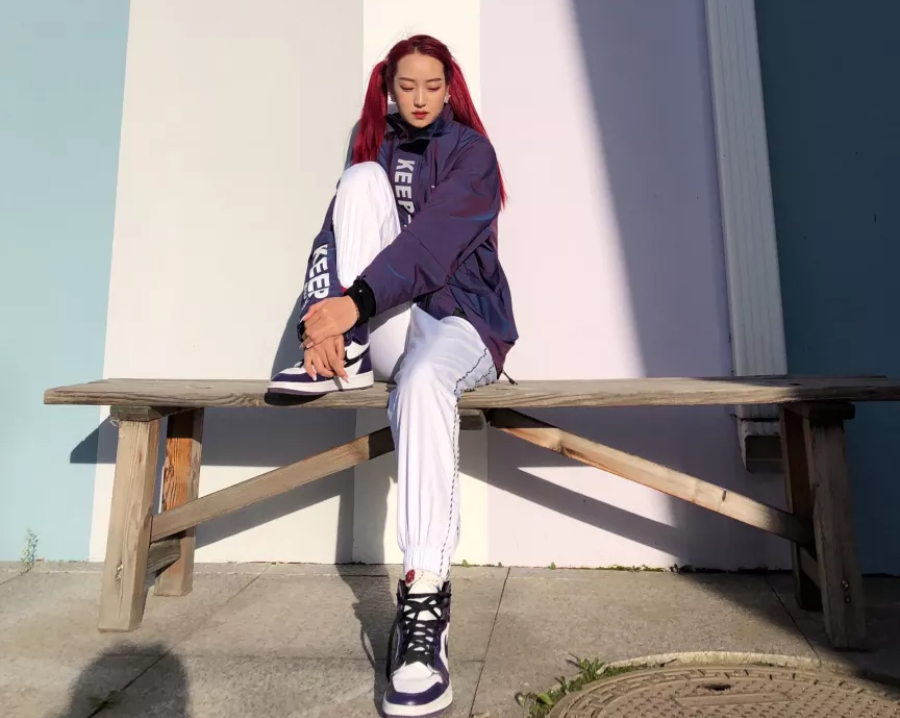 Giày Nike Air Jordan 1 Mid 8 SE 'Varsity Purple' 852542-105 - Ảnh 8