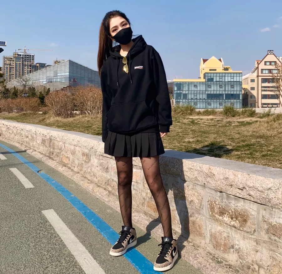 Giày Nike Air Jordan 1 Mid SE GS 'Leopard' BQ6931-021 - Ảnh 14