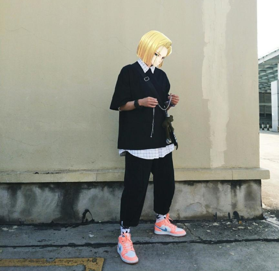 Giày Nike Air Jordan 1 Mid GG 'Crimson Pulse' 555112-814 - Ảnh 6