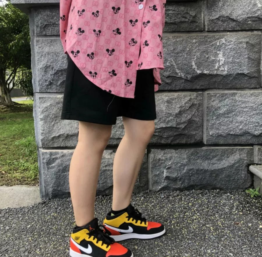 Giày Nike Air Jordan 1 Mid SE GS 'Amarillo Team Orange' BQ6931-087 - Ảnh 9