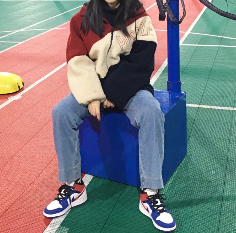 Giày Nike Air Jordan 1 MID SE GS 'Multicolored Swoosh' BQ6931-146 - Ảnh 4