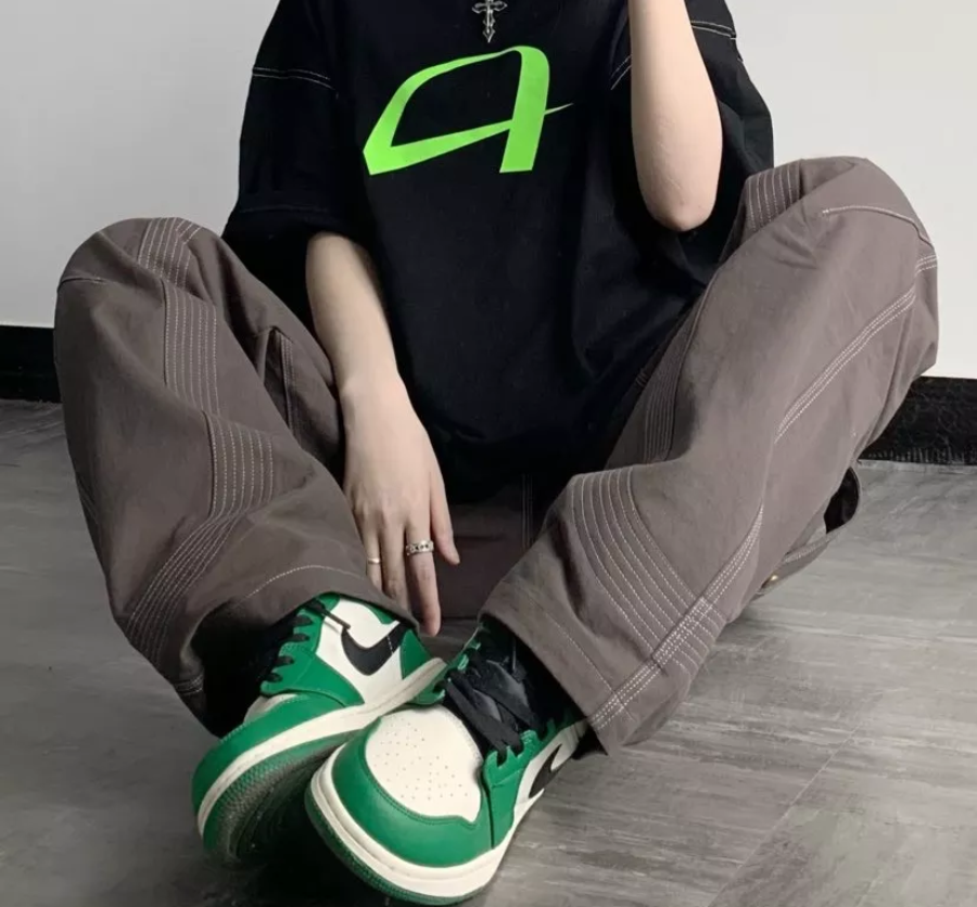 Giày Nike Air Jordan 1 Mid 'Pine Green' 852542-301 - Ảnh 4