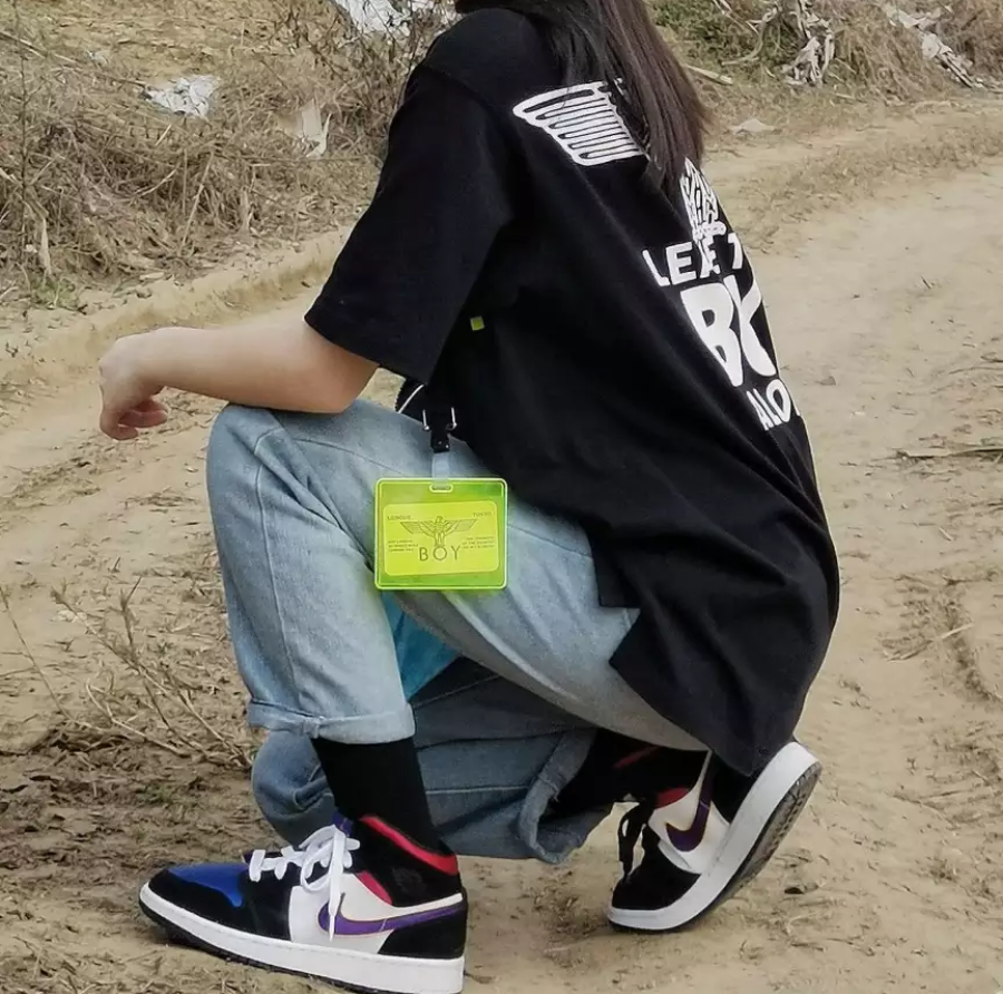 Giày Nike Air Jordan 1 Mid SE GS 'Rivals' BQ6931-005 - Ảnh 3