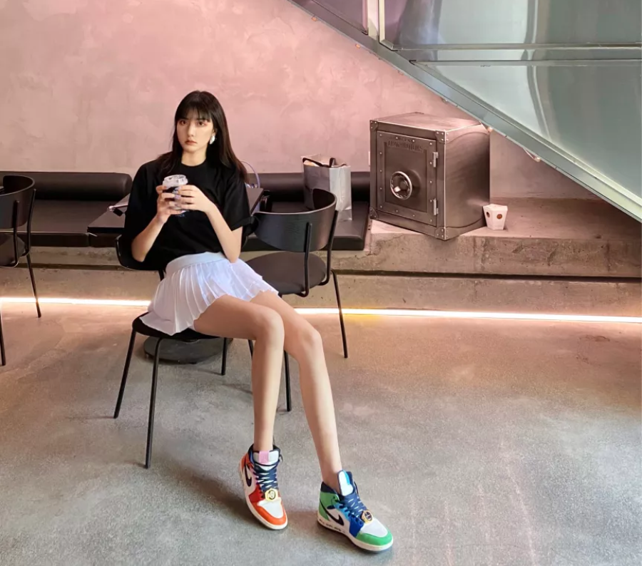 Giày Nike Melody Ehsani x Wmns Air Jordan 1 Mid 'Fearless' CQ7629-100 - Ảnh 11