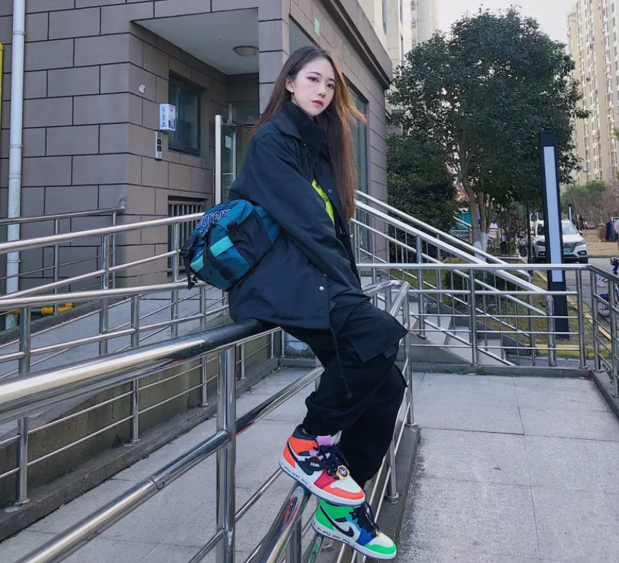 Giày Nike Melody Ehsani x Wmns Air Jordan 1 Mid 'Fearless' CQ7629-100 - Ảnh 7