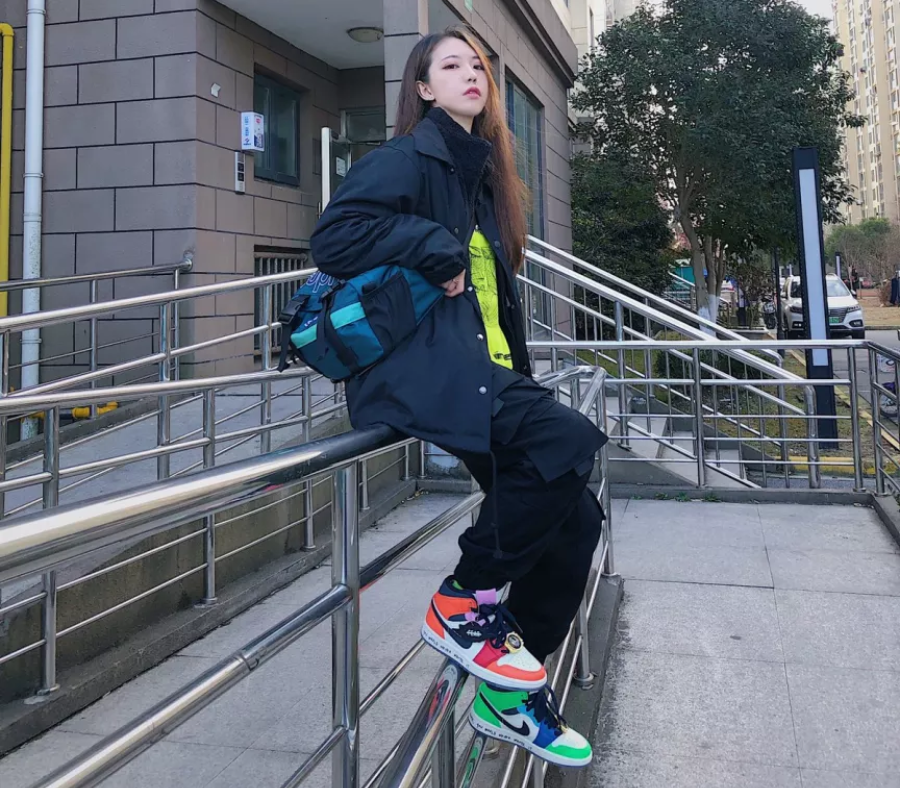 Giày Nike Melody Ehsani x Wmns Air Jordan 1 Mid 'Fearless' CQ7629-100 - Ảnh 5