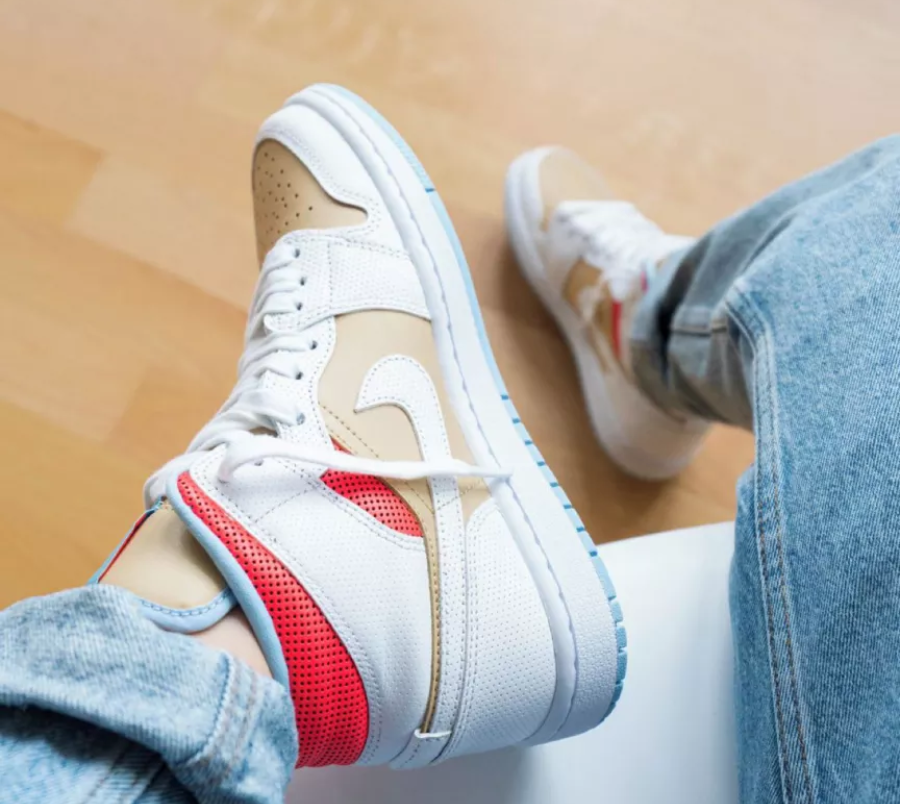 Giày Nike Air Jordan 1 Mid 'Sesame' CZ0774-200 - Ảnh 3