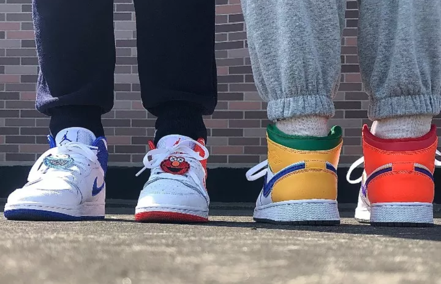 Giày Nike Air Jordan 1 Mid GS '85' DH0200-100 - Ảnh 6