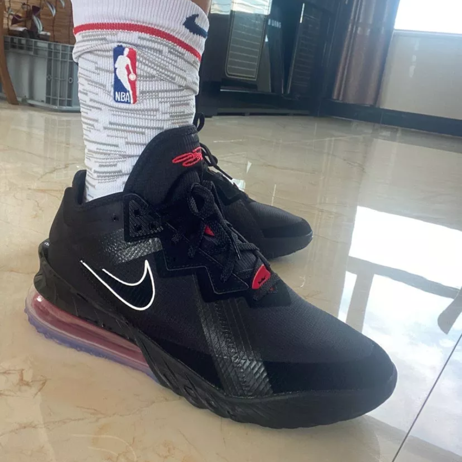 Giày Nike LeBron 18 Low EP 'Bred' CV7564-001 - Ảnh 6