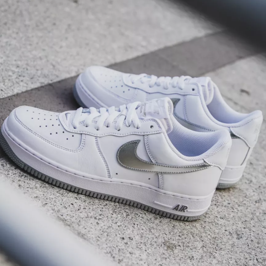 Giay Nike Air Force 1 Low Color of The Month 'Metallic Silver' DZ6755-100