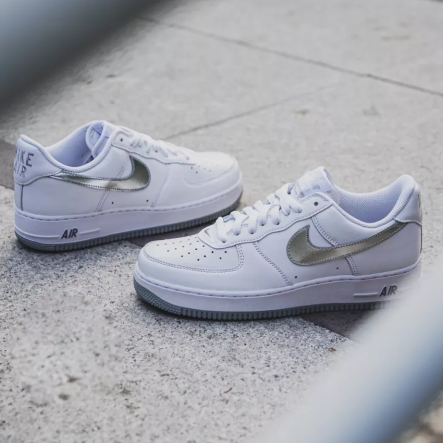 Giay Nike Air Force 1 Low Color of The Month 'Metallic Silver' DZ6755-100