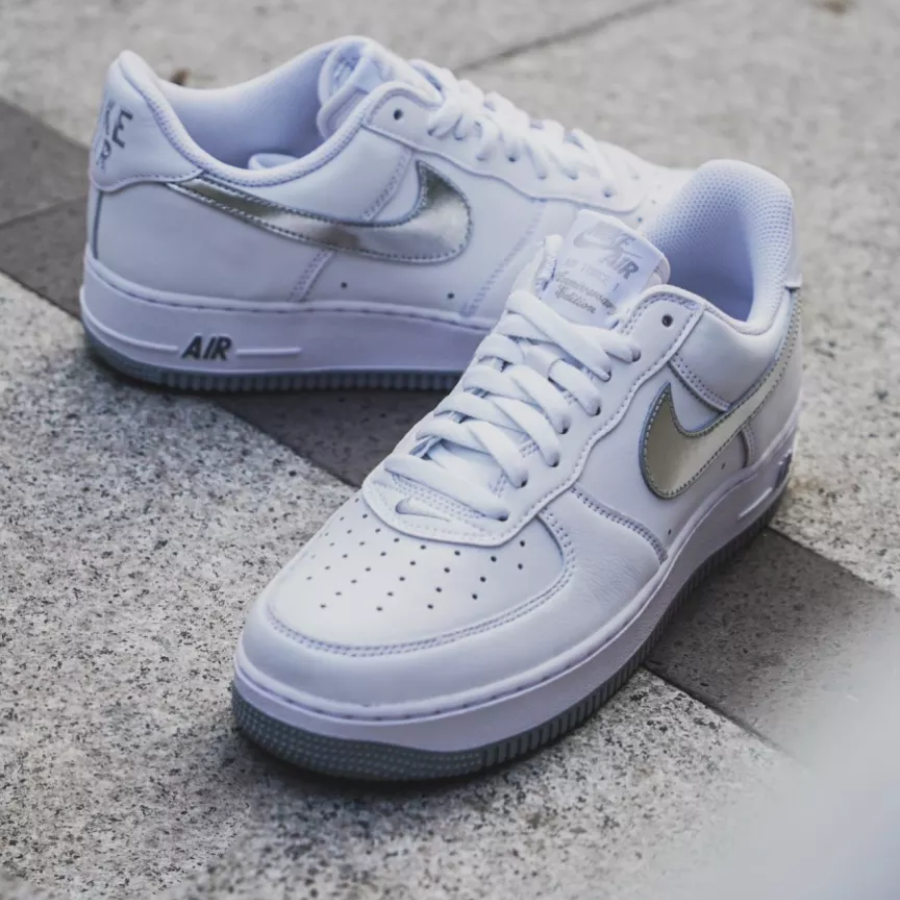 Giay Nike Air Force 1 Low Color of The Month 'Metallic Silver' DZ6755-100
