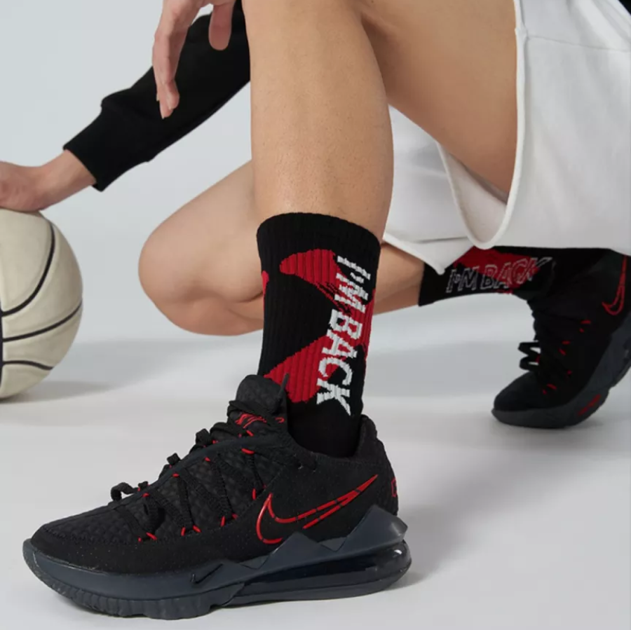 Giày Nike Lebron 17 Low EP 'Bred' CD5006-001 - Ảnh 3