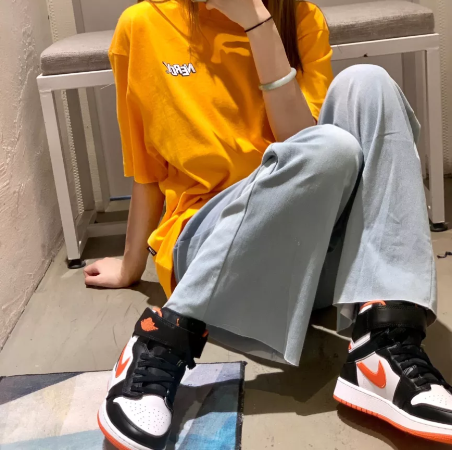 Giày Nike Air Jordan 1 High FlyEase GS 'Turf Orange' CT4897-008 - Ảnh 3