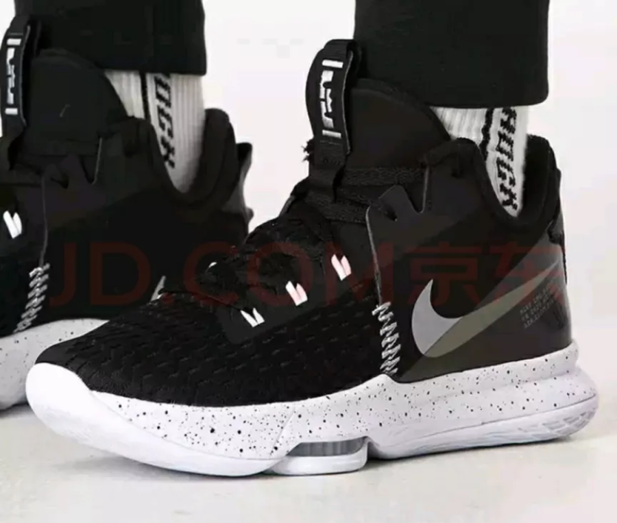 Giày Nike LeBron Witness 5 EP 'Black Metallic Silver' CQ9381-002 - Ảnh 7