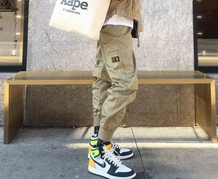 Giày Nike Air Jordan 1 Retro High OG GS 'Volt Gold' 575441-118 - Ảnh 7