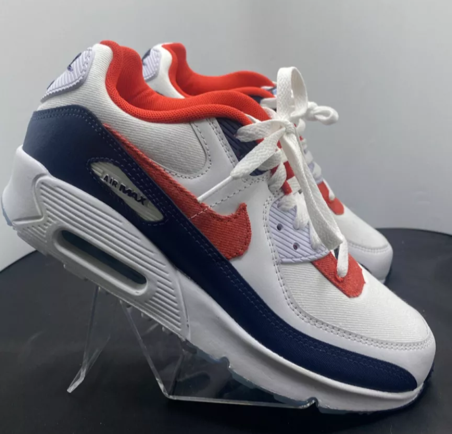 Giày Nike Air Max 90 GS 'USA Denim' DJ5177-100 - Ảnh 3