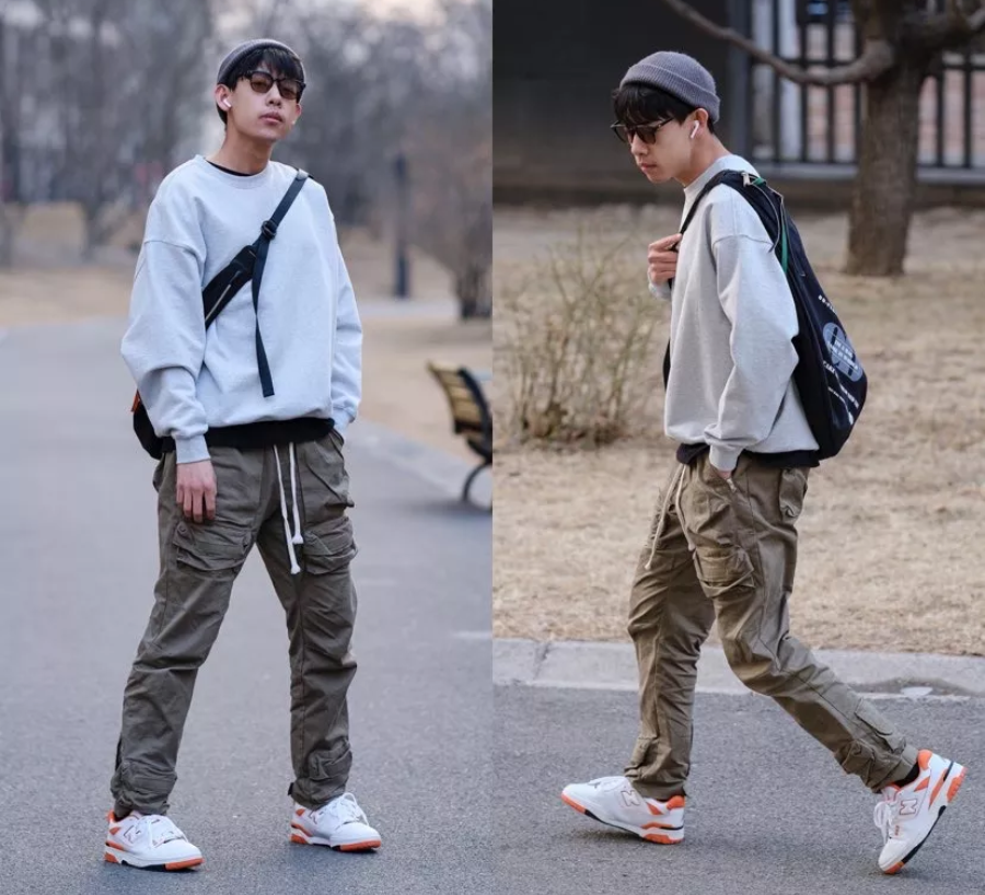 Giày New Balance 550 'Varsity Orange' BB550HG1 - Ảnh 6