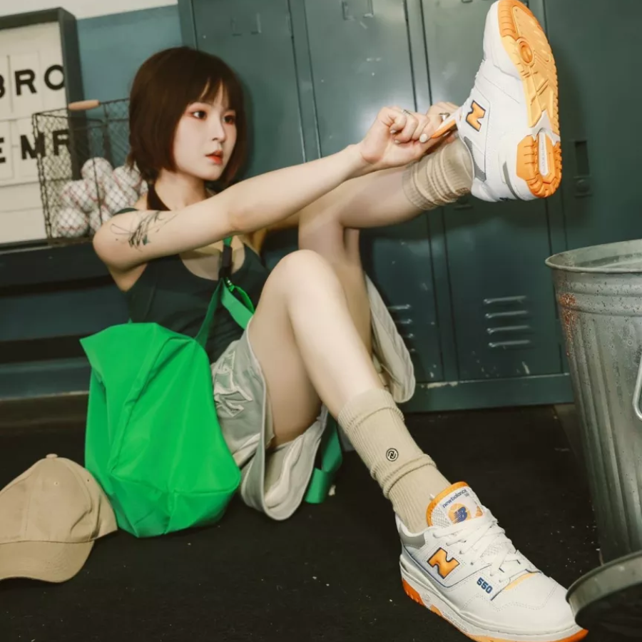 Giày New Balance 550 'Vibrant Orange' BB550WTO - Ảnh 2