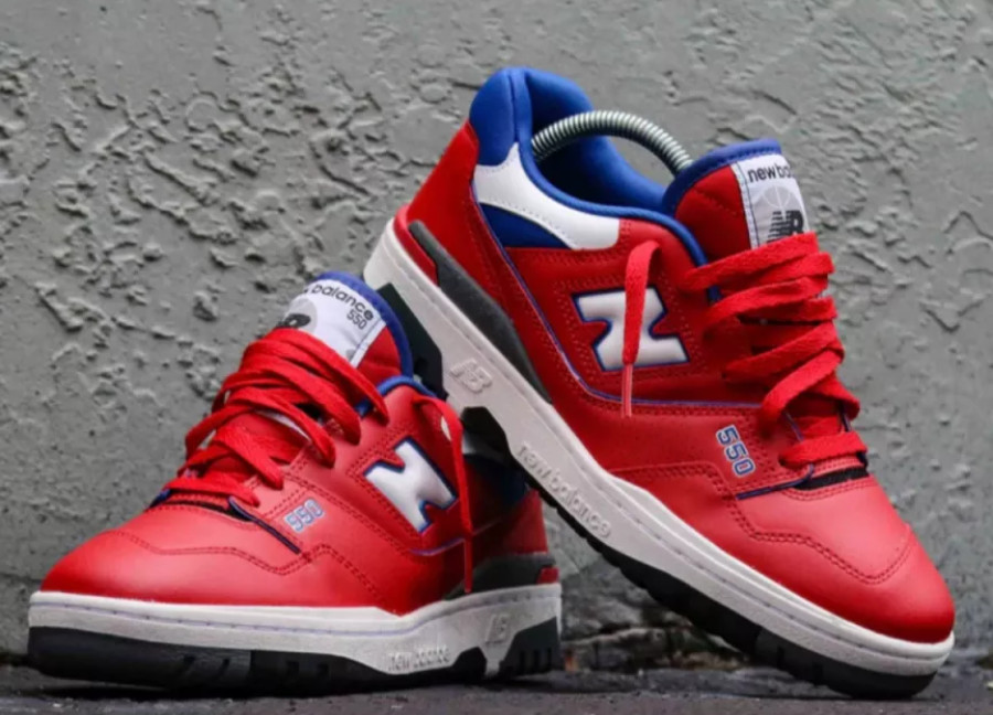 Giày New Balance 550 'Red Royal' BB550MD1 - Ảnh 4