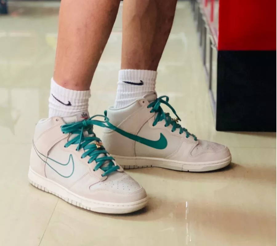 Giày Nike Dunk High SE 'First Use Pack Green Noise' DH0960-001 - Ảnh 2